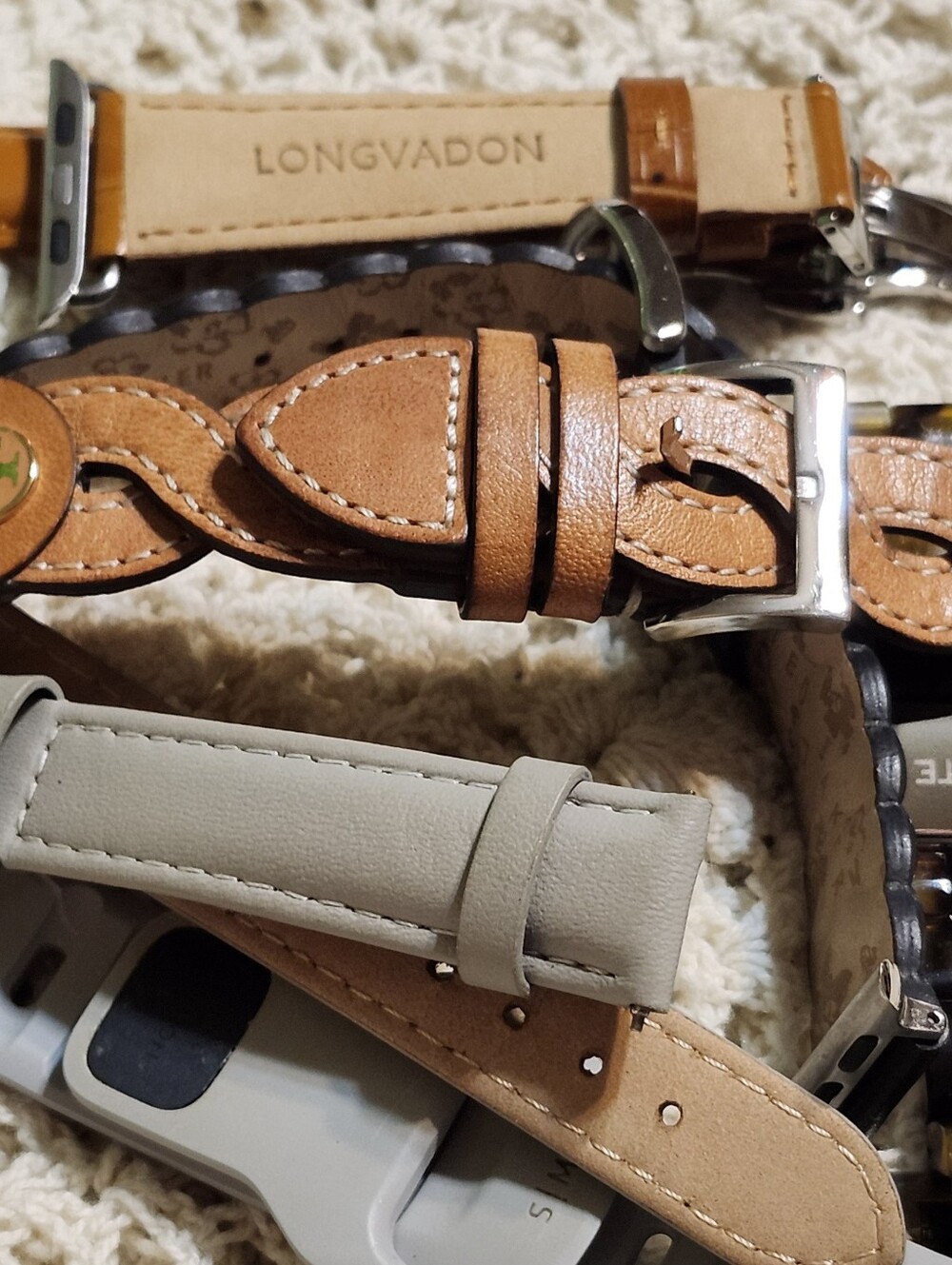 Bundle of 6 Watch Bands – Nomad, Tory Burch, Ted Baker, Rosefield, Machete
